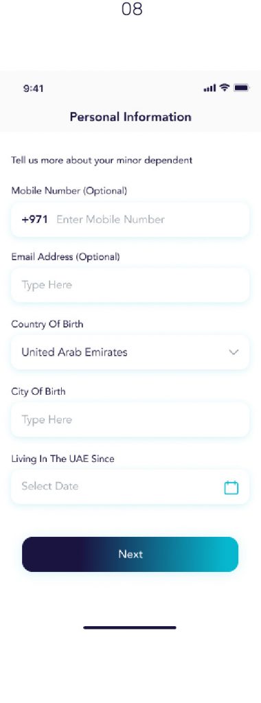Minor Digital Account Open Digital Bank Account for Children in UAE